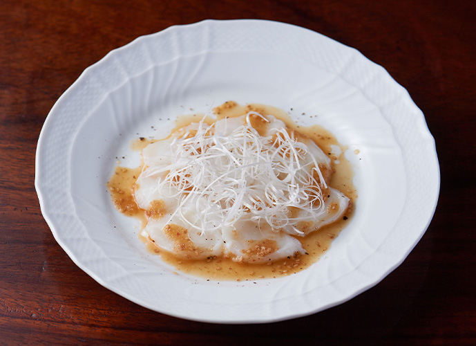 生タコ足の冷製 ごま風味